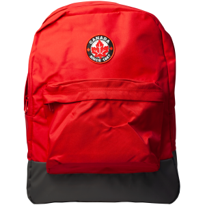 Backpack Large Size Red with Canada Maple Leaf Patch 25L